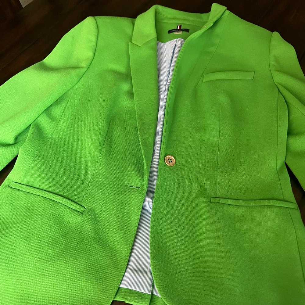 Tommy Hilfiger Green Blazer (elbow patches)